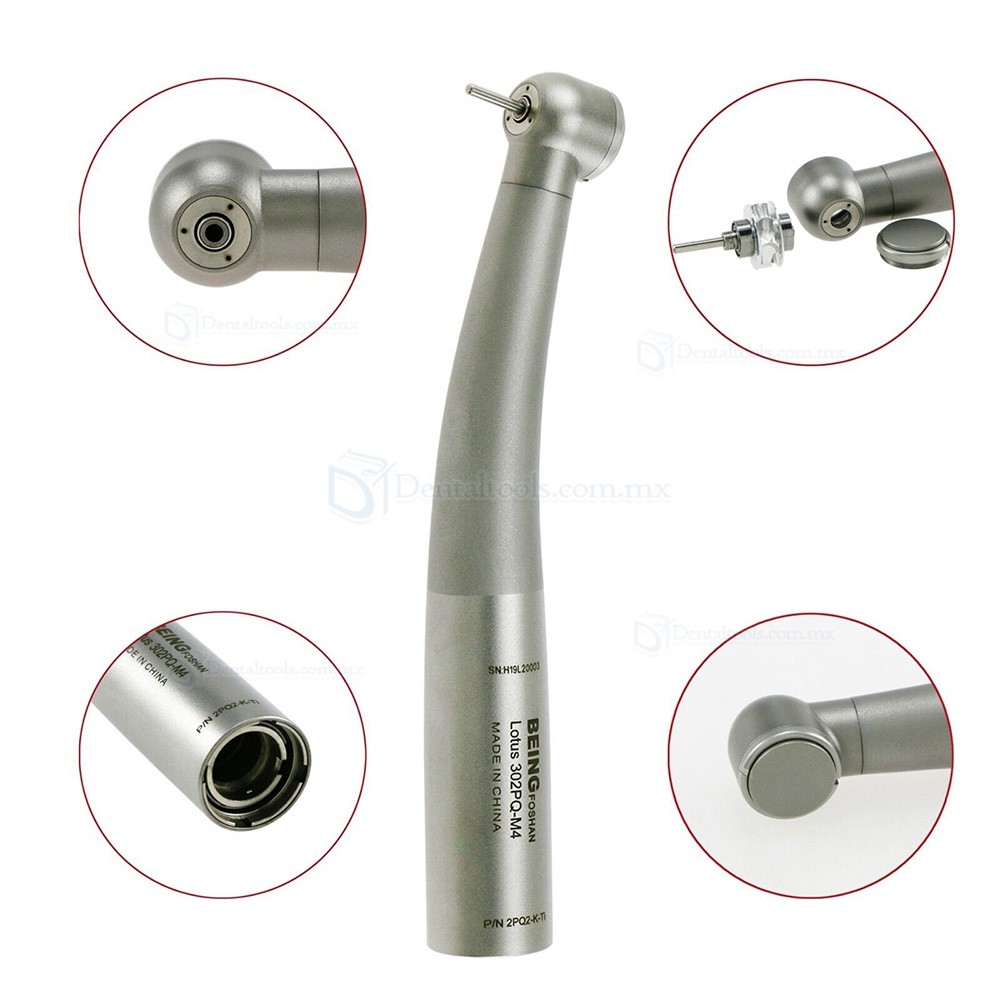 BEING 302PQ-K-Ti Turbina de cabezal torque compatible con KaVo MULTIflex LUX